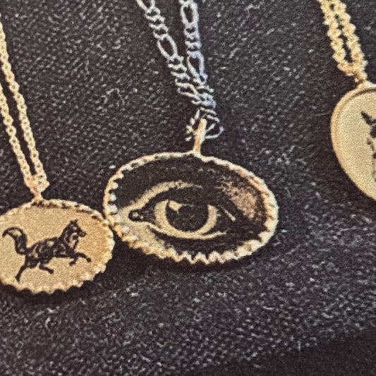 Victorian Figaro Necklace Lovers Eye