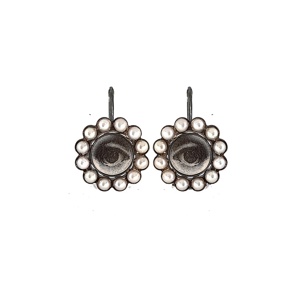 Georgian Lovers Eye Earhangers