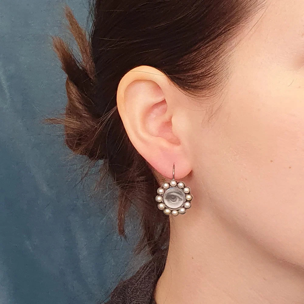 Georgian Lovers Eye Earhangers