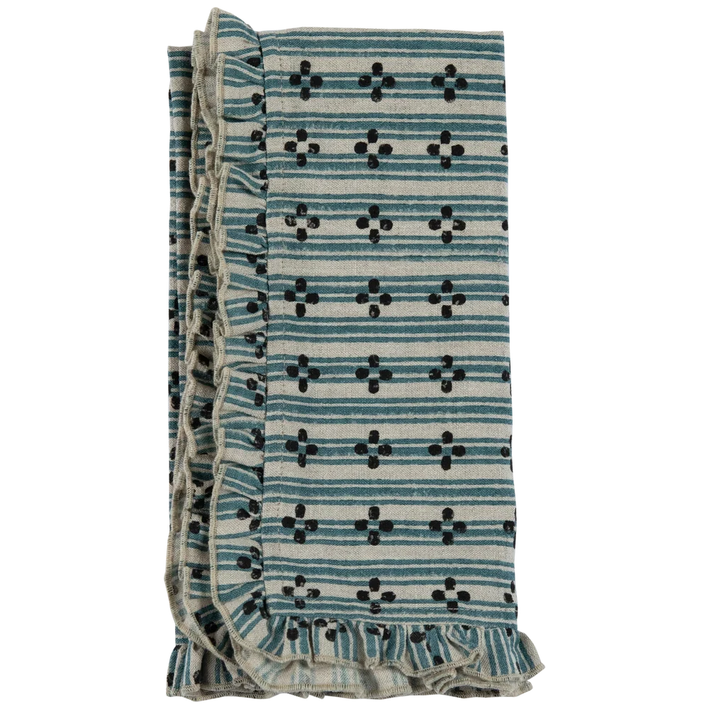 Puglia Teal Napkin