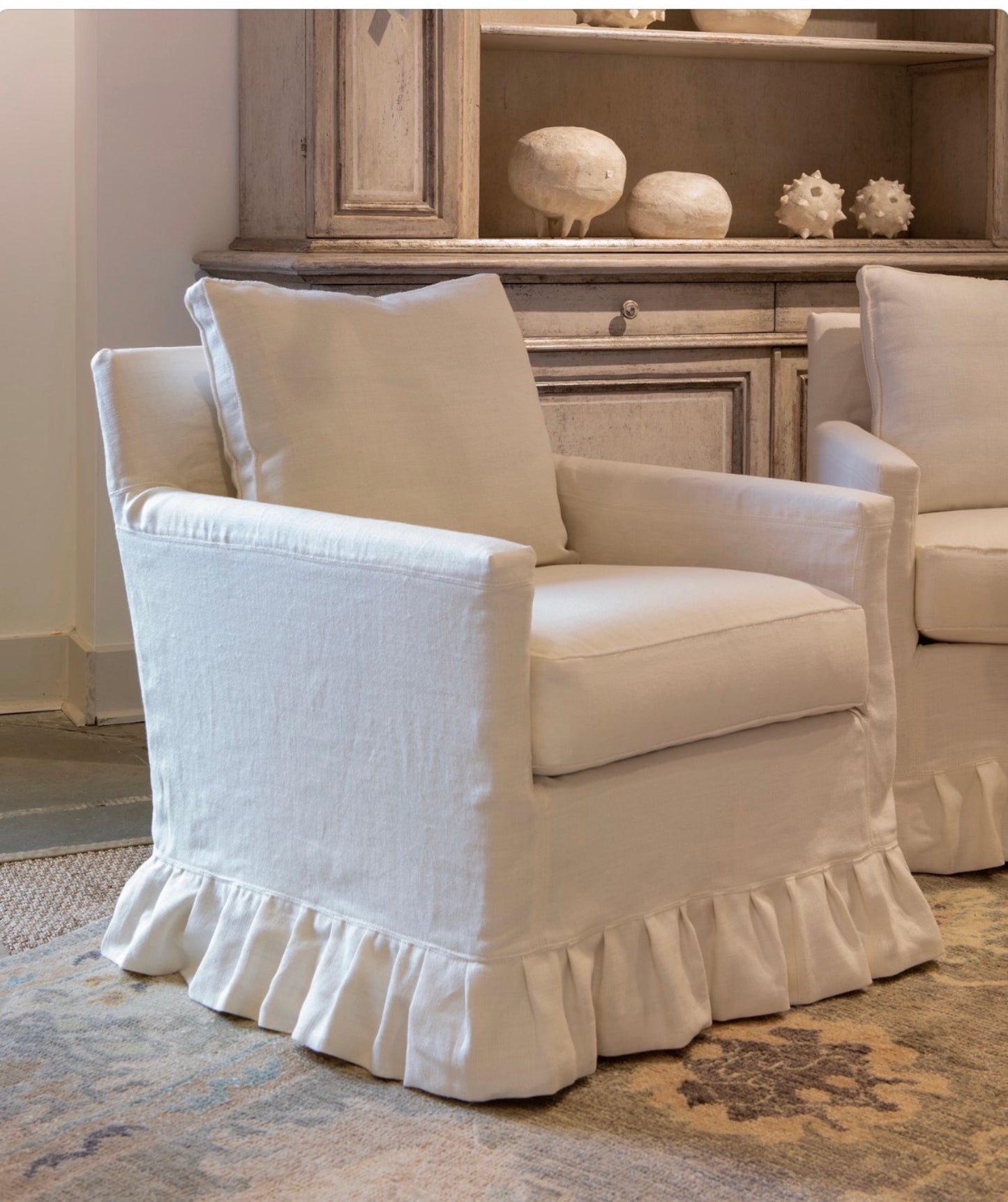 C1935-01SW Slipcover Swivel Chair