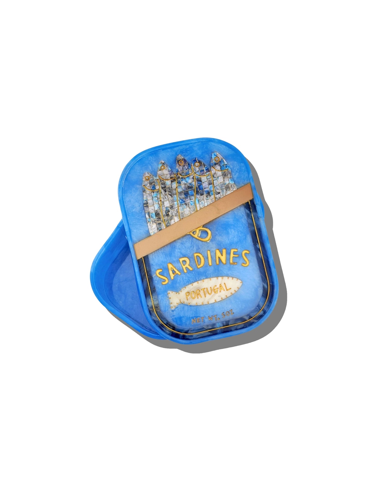 Hand-Painted Sardines Heirloom Box