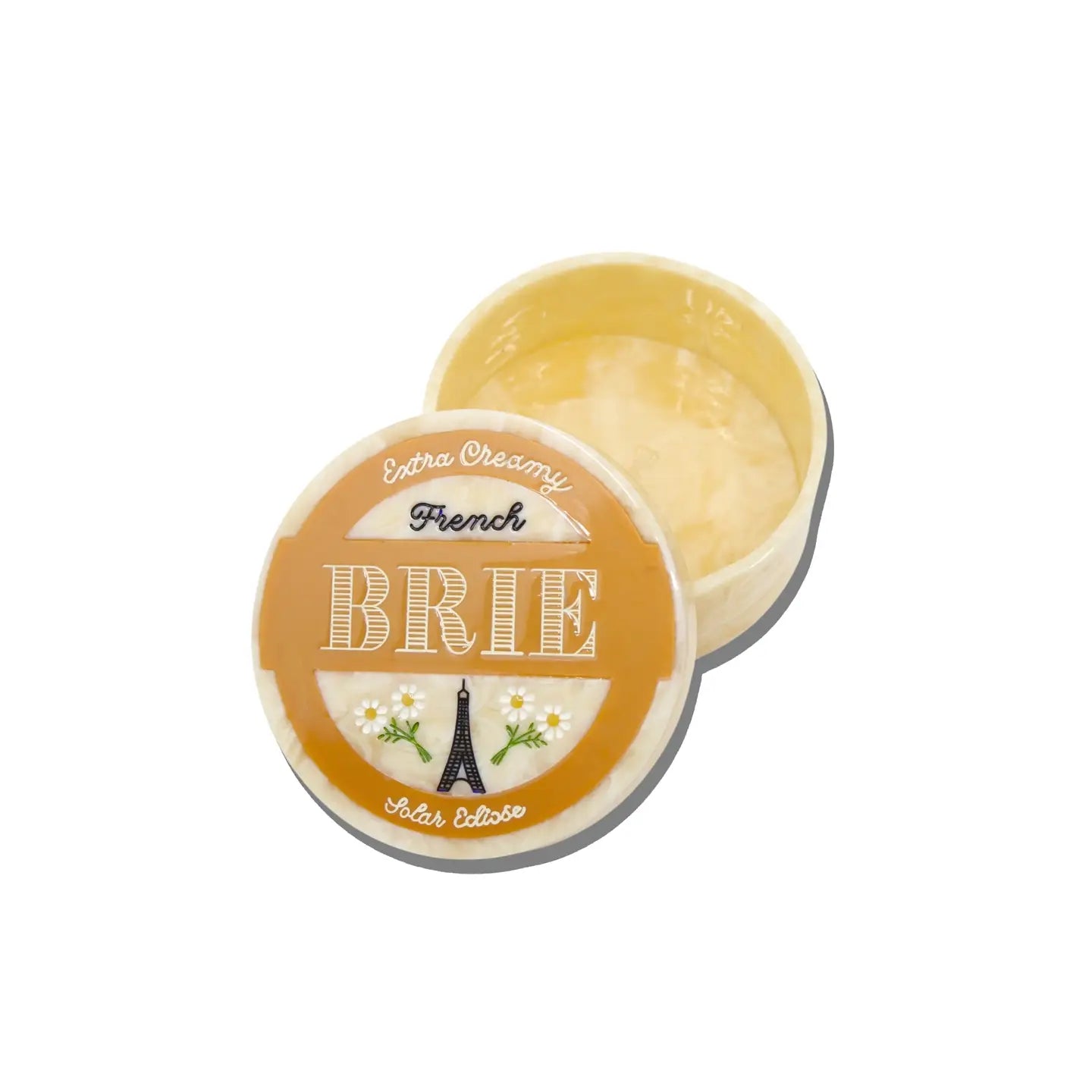 Hand-Painted Brie Novelty Heirloom Box
