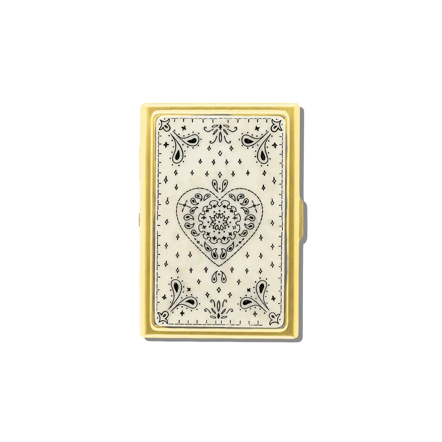 Hand-Painted Paisley Vintage Cigarette Wallet