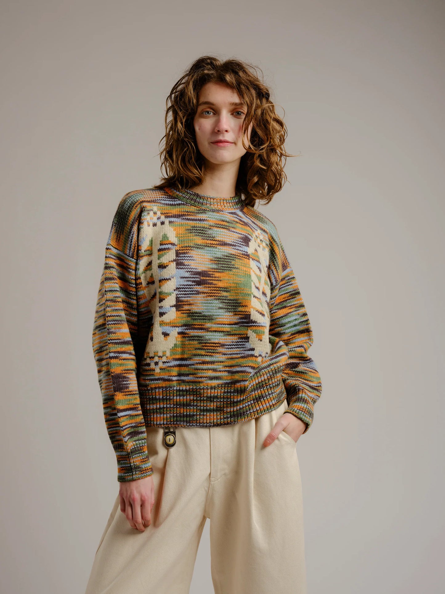 Corn Flower Sweater