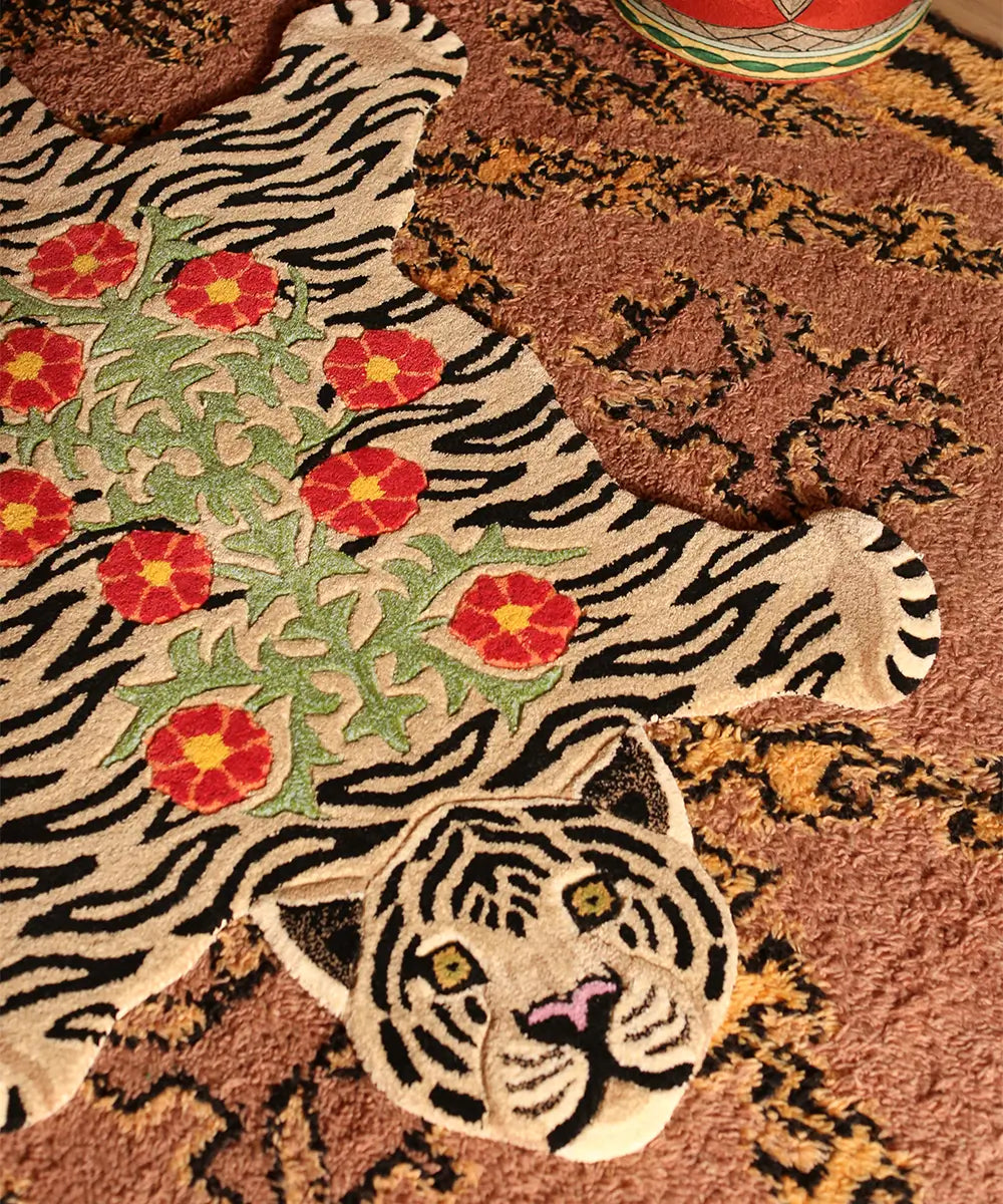 Floral White Tiger