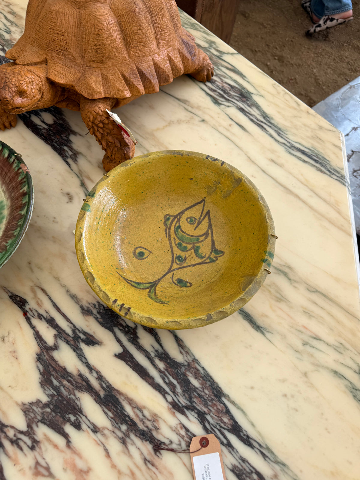 Yellow French Fish Bowl