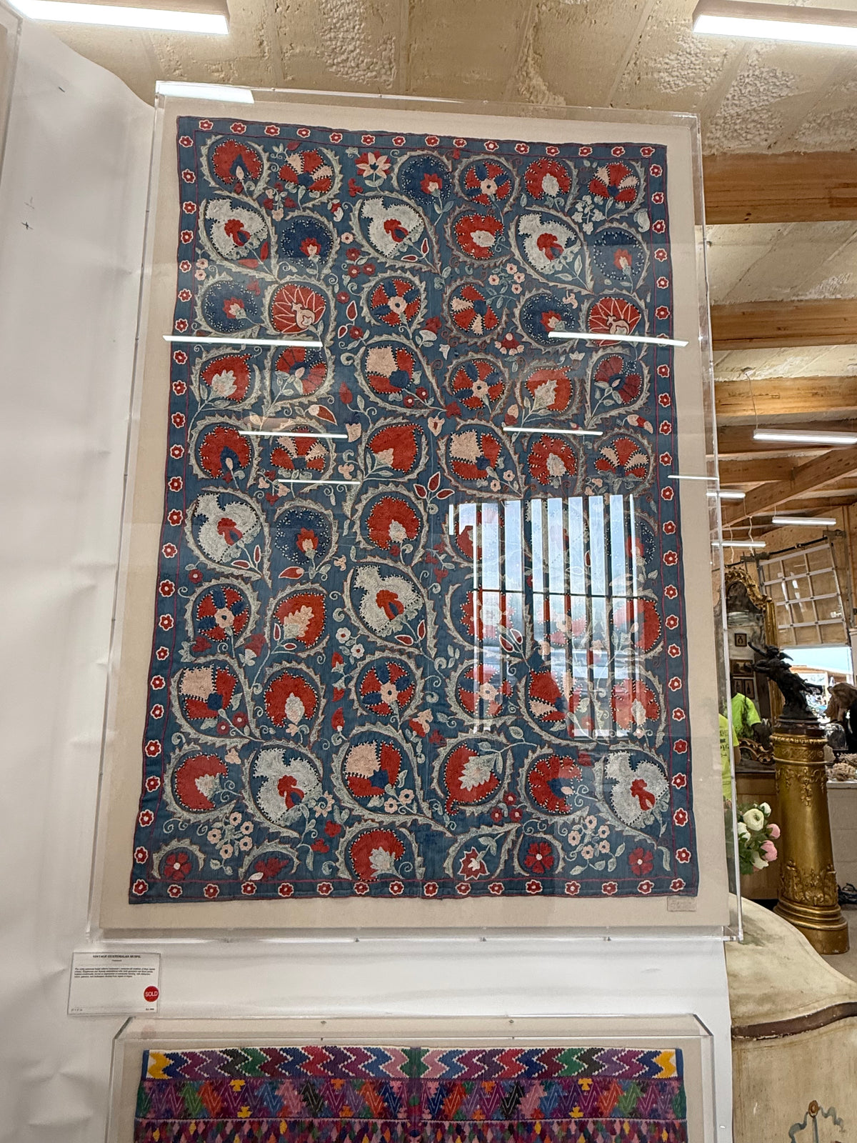 Red White Blue Suzani