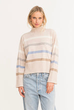 Load image into Gallery viewer, Marlow Mock Neck Striped
