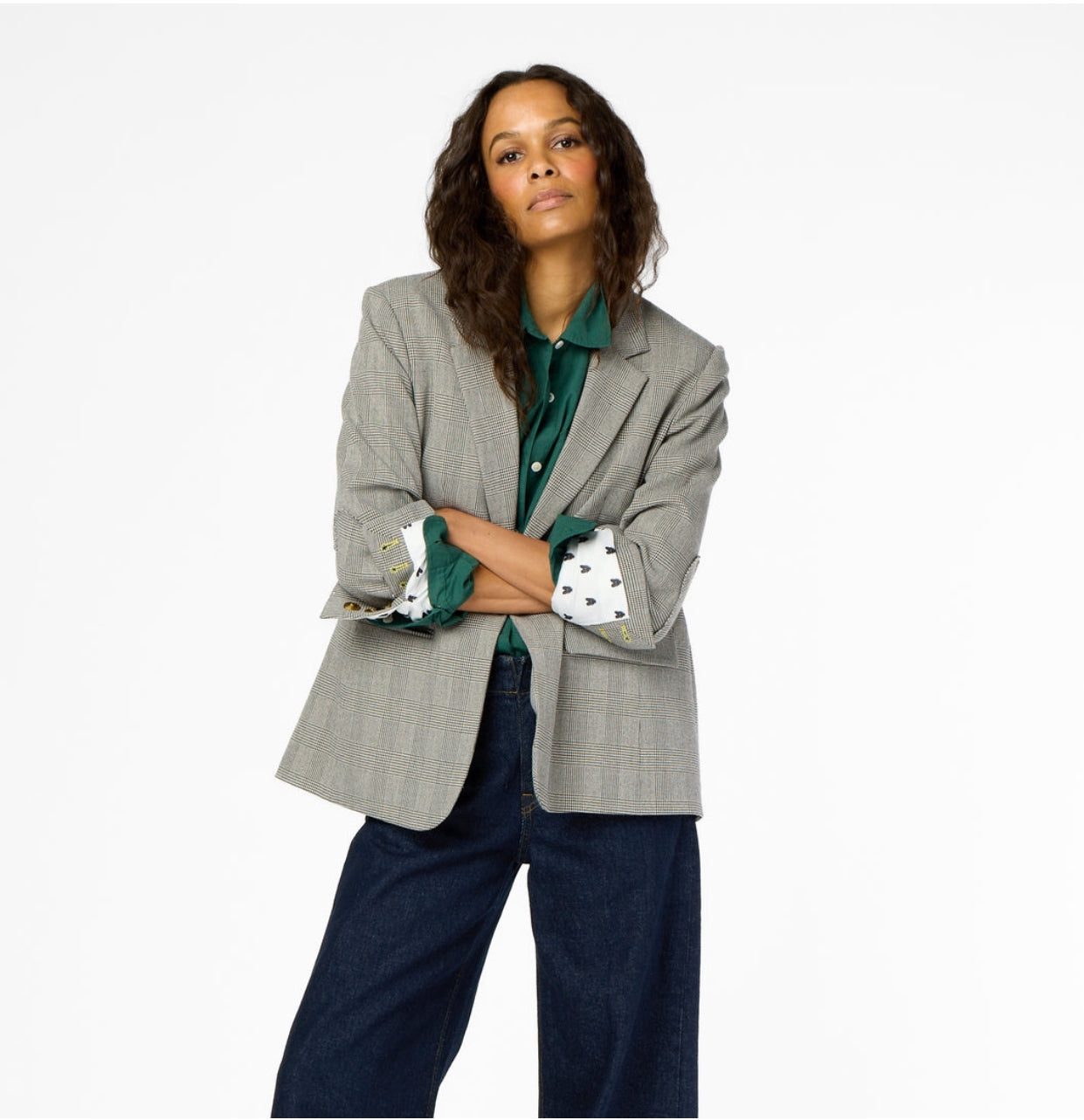 Workday Plaid Blazer