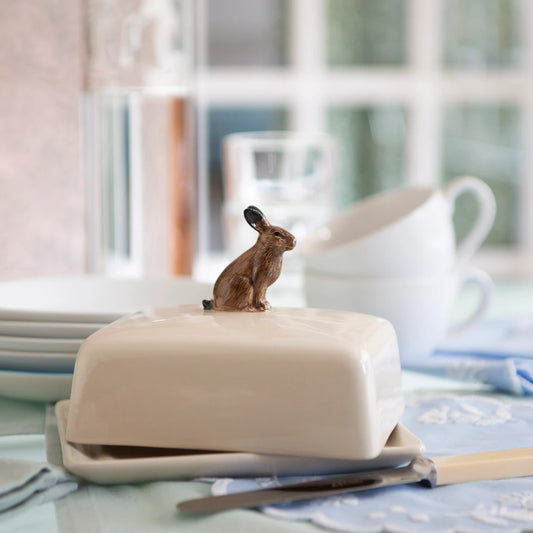 Hare Butter Dish