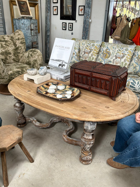 Oval Belgian Coffee Table