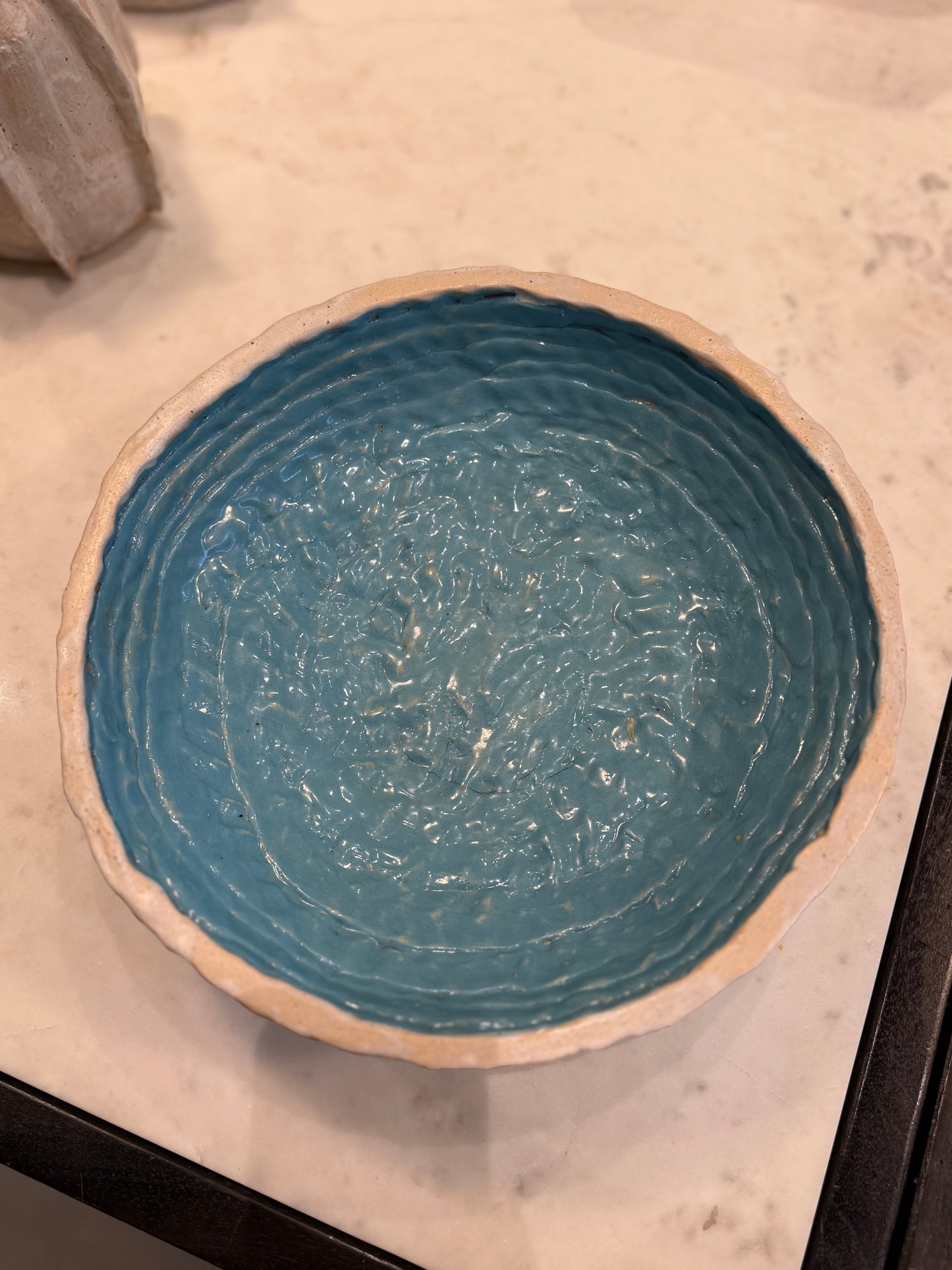White Pottery Bowl