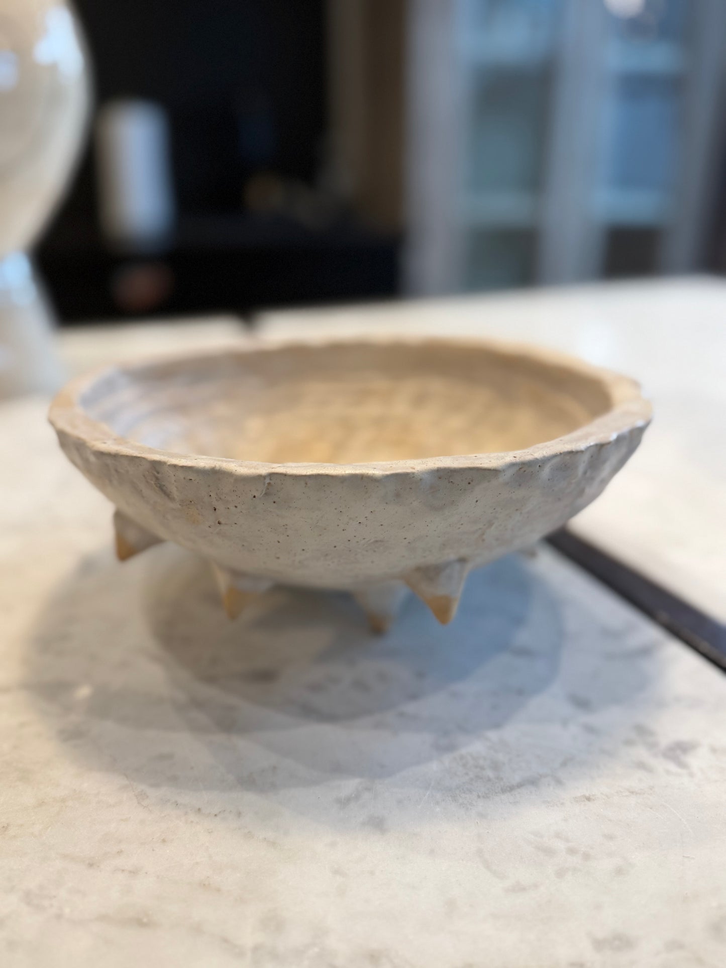 White Pottery Bowl