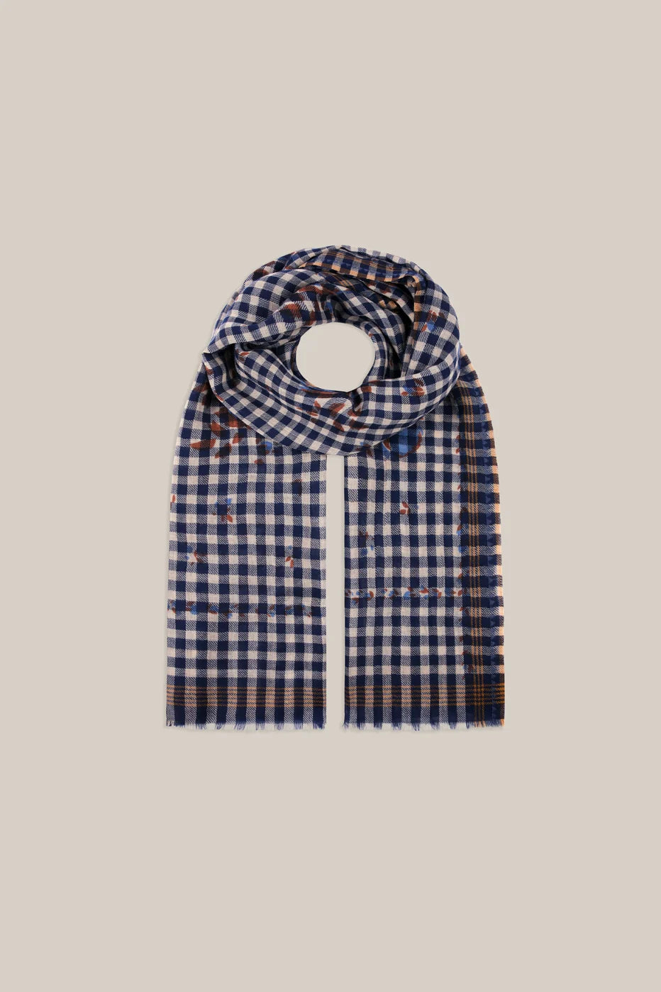Scarf Vichy Flowers