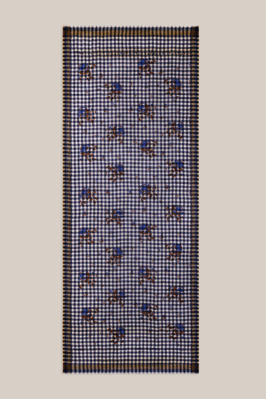 Scarf Vichy Flowers
