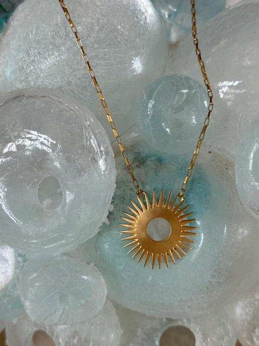 Medium Geo Sun Necklace