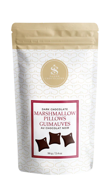 Dark Chocolate Marshmallow Pillows Pouch