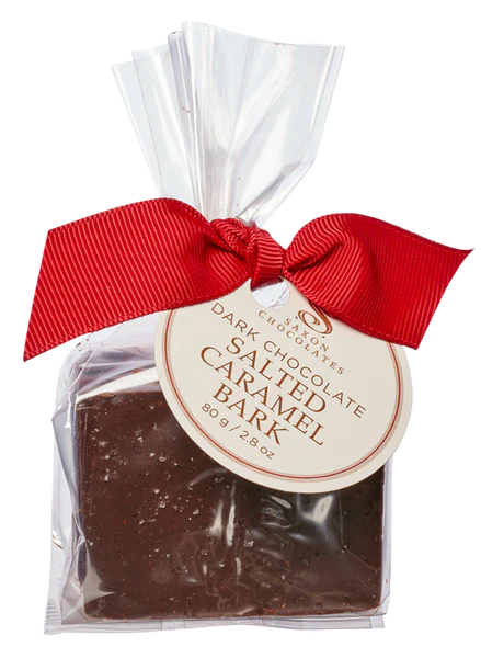 Dark Chocolate Salted Caramel Bark Bag