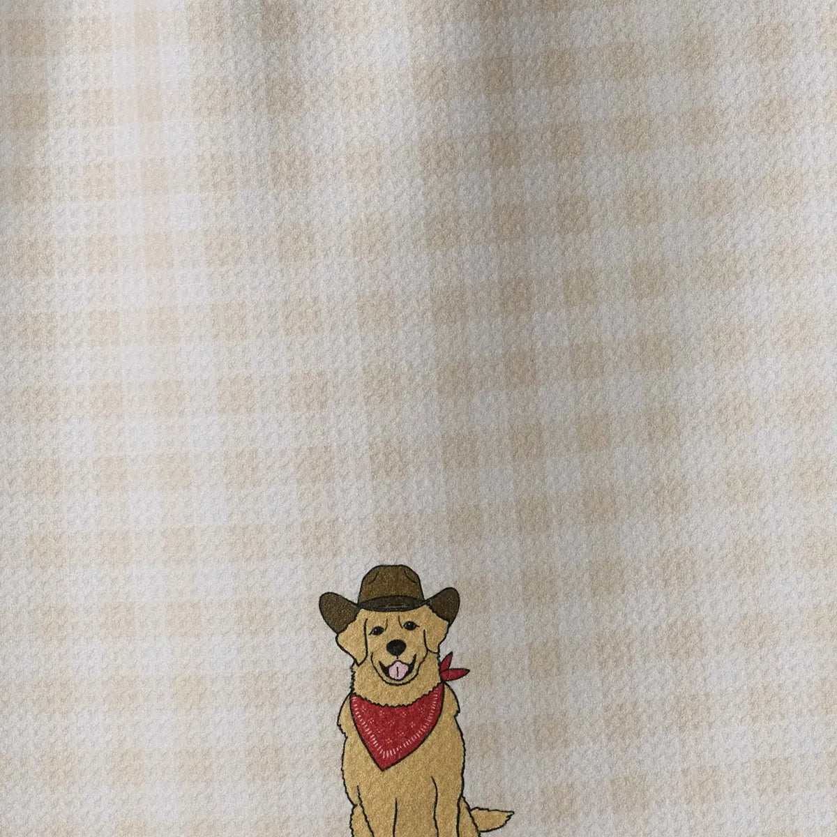 Golden Western Tea Towel
