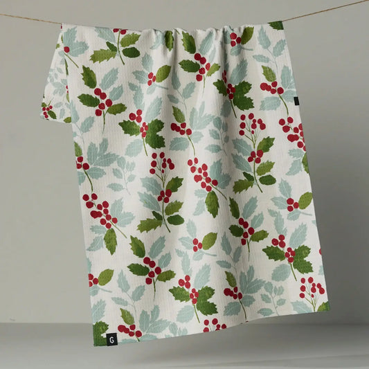 Holly Lane Luxe Kitchen Towel - Holiday