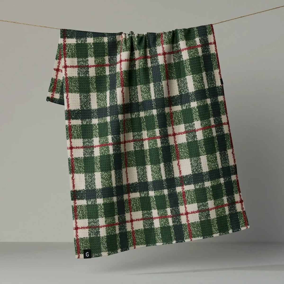 Juniper Plaid Luxe Kitchen Towel - Holiday