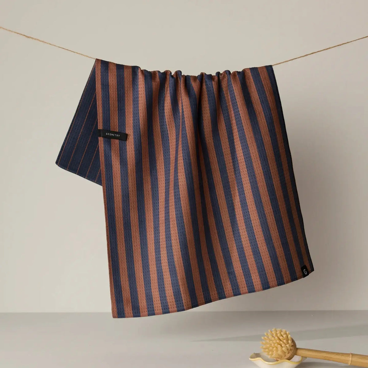 Midnight Stripe Luxe Kitchen Towel