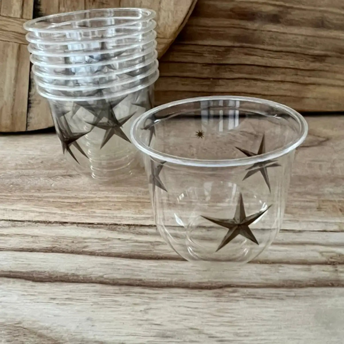 Compostable Cold Cups 12oz | Treasured Star | 8-Pack