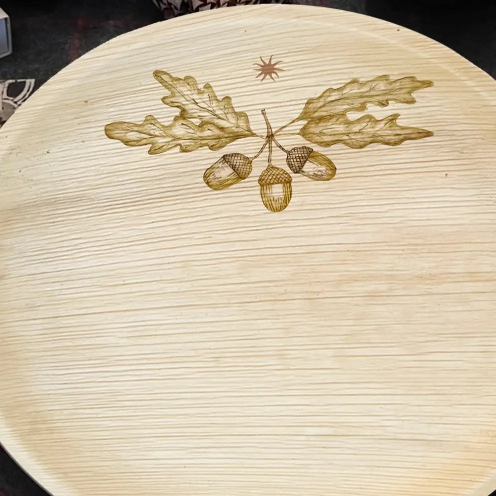 Compostable Palm Leaf Plates | Acorns