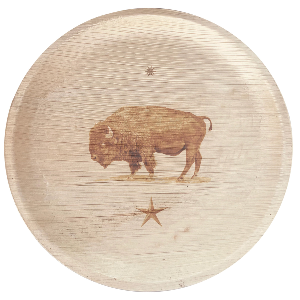 Compostable Palm Leaf Plates | American Bison