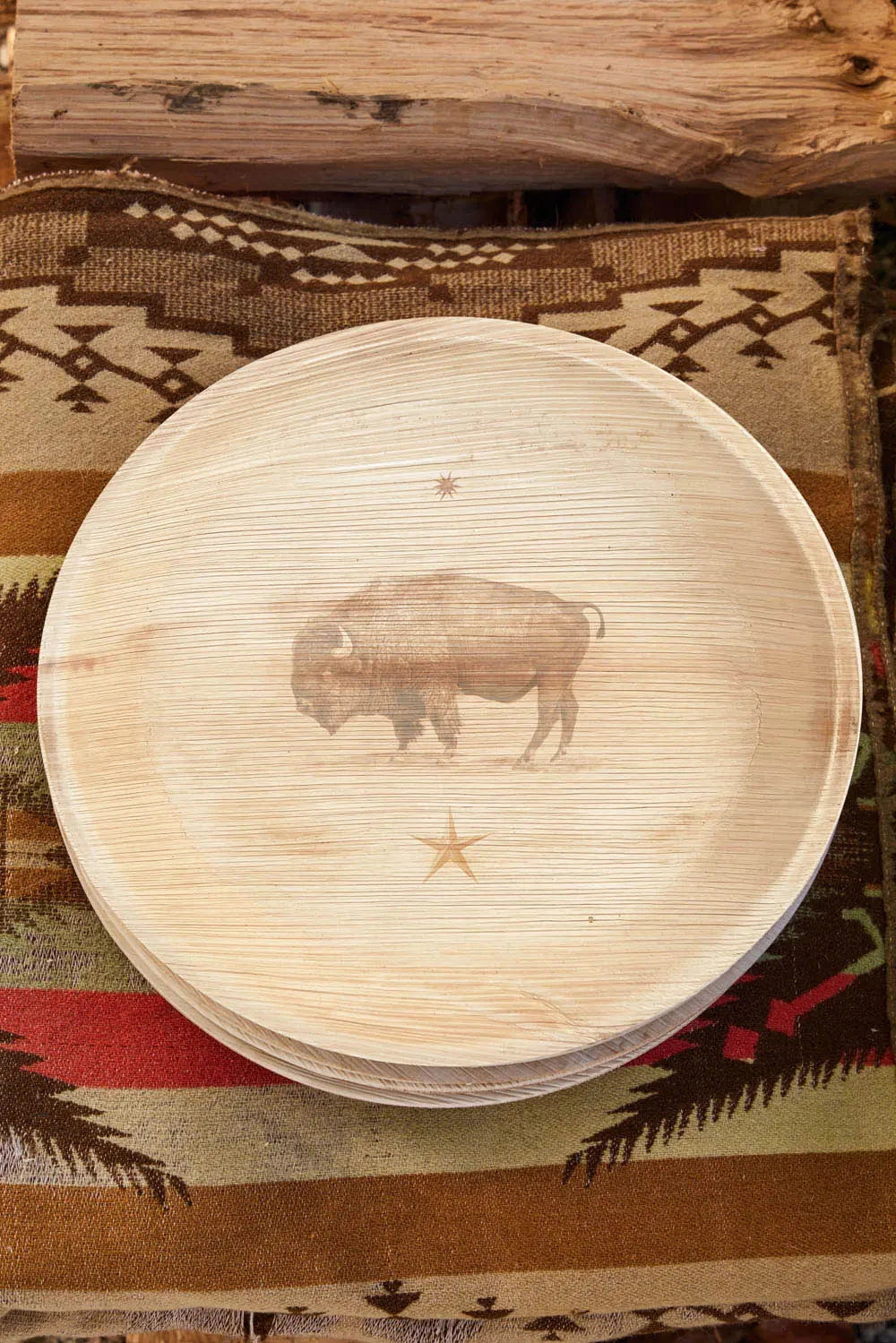 Compostable Palm Leaf Plates | American Bison