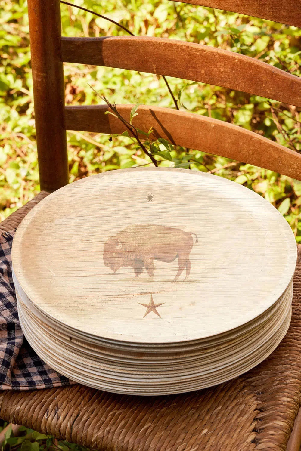 Compostable Palm Leaf Plates | American Bison