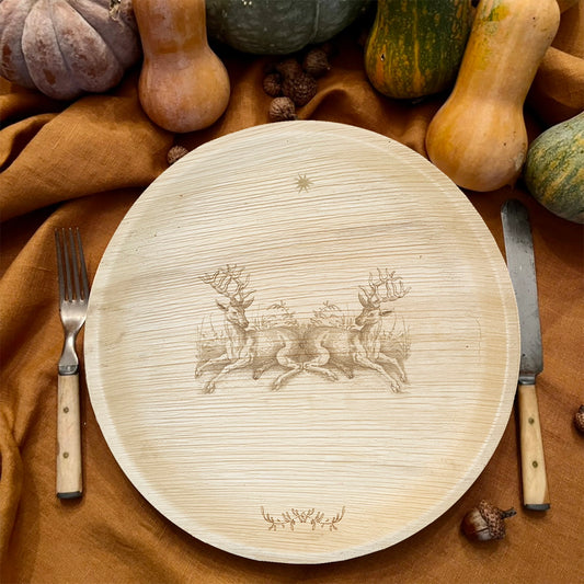 Compostable Palm Leaf Plates | Stag Party