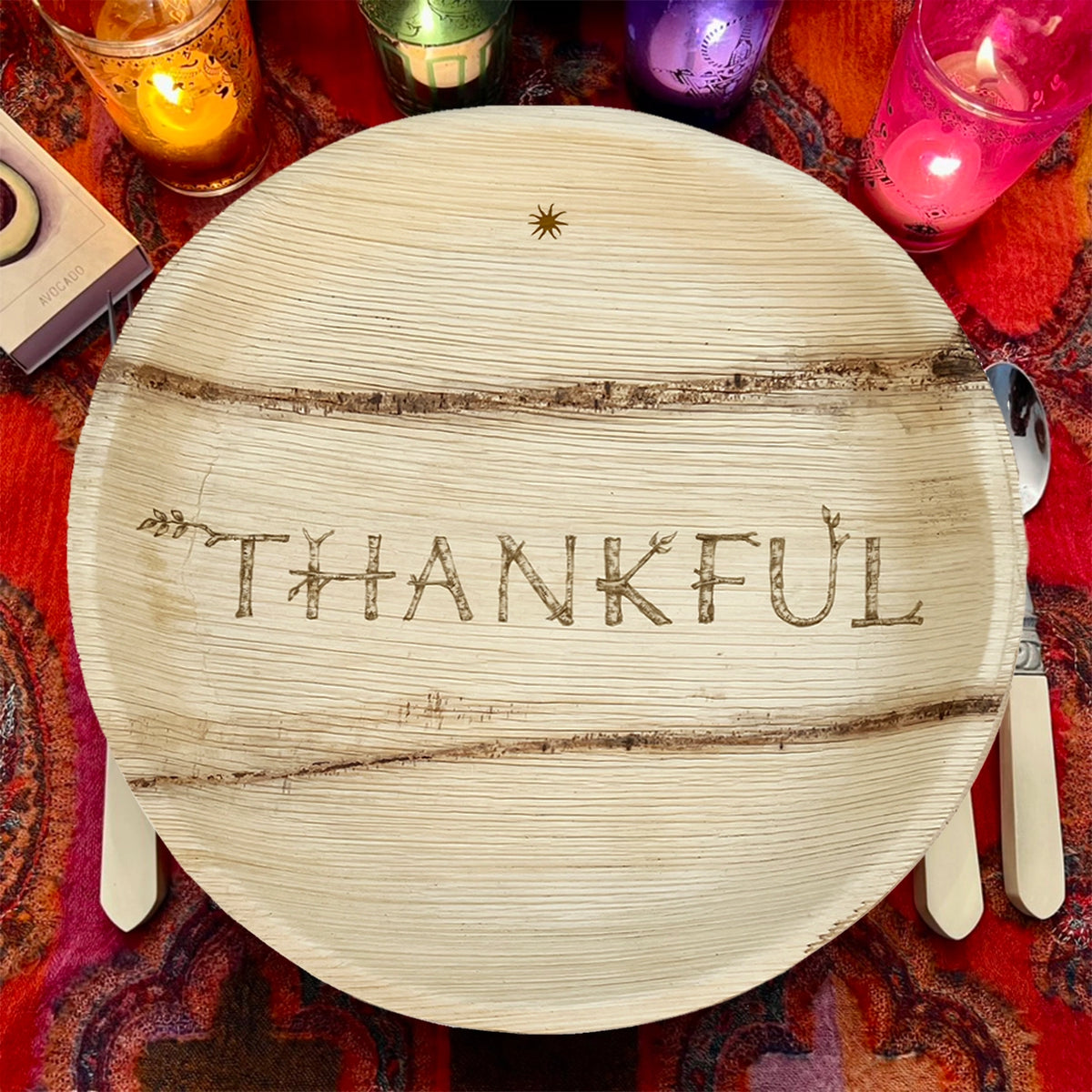 Compostable Palm Leaf Plates | Thankful