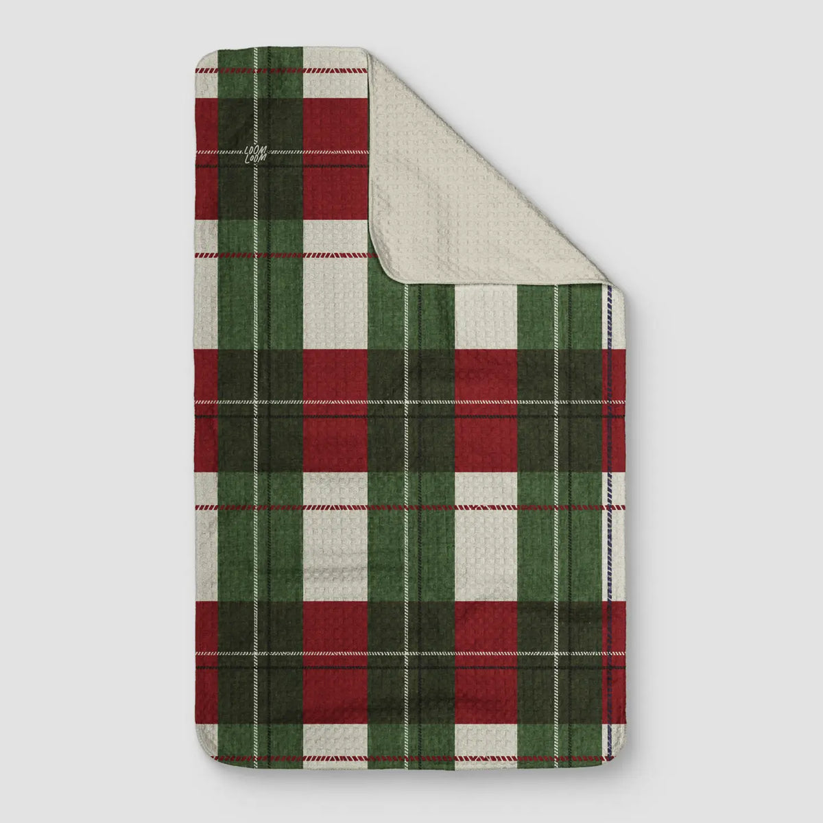 Christmas Rider Reversible Kitchen Towel