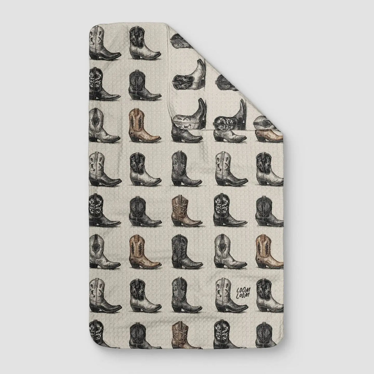 Boot Rows Kitchen Towel