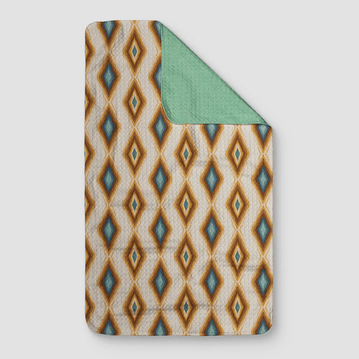 Turquoise Rider Reversible Kitchen Towel