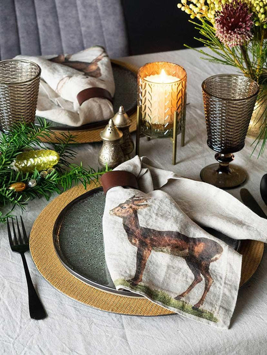 Wild Animal Napkin Set of Six
