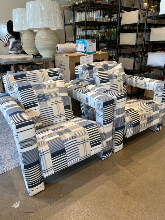 Harley Chair - Carlisle Indigo