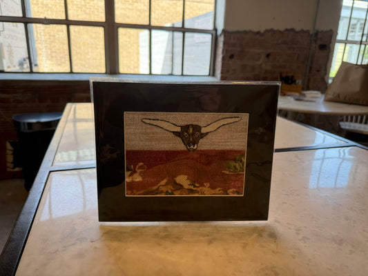 Textile Longhorn Art