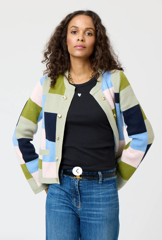 Beau Lero Patchwork Cardigan