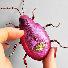 Load image into Gallery viewer, Gerard the Beetle Brooch
