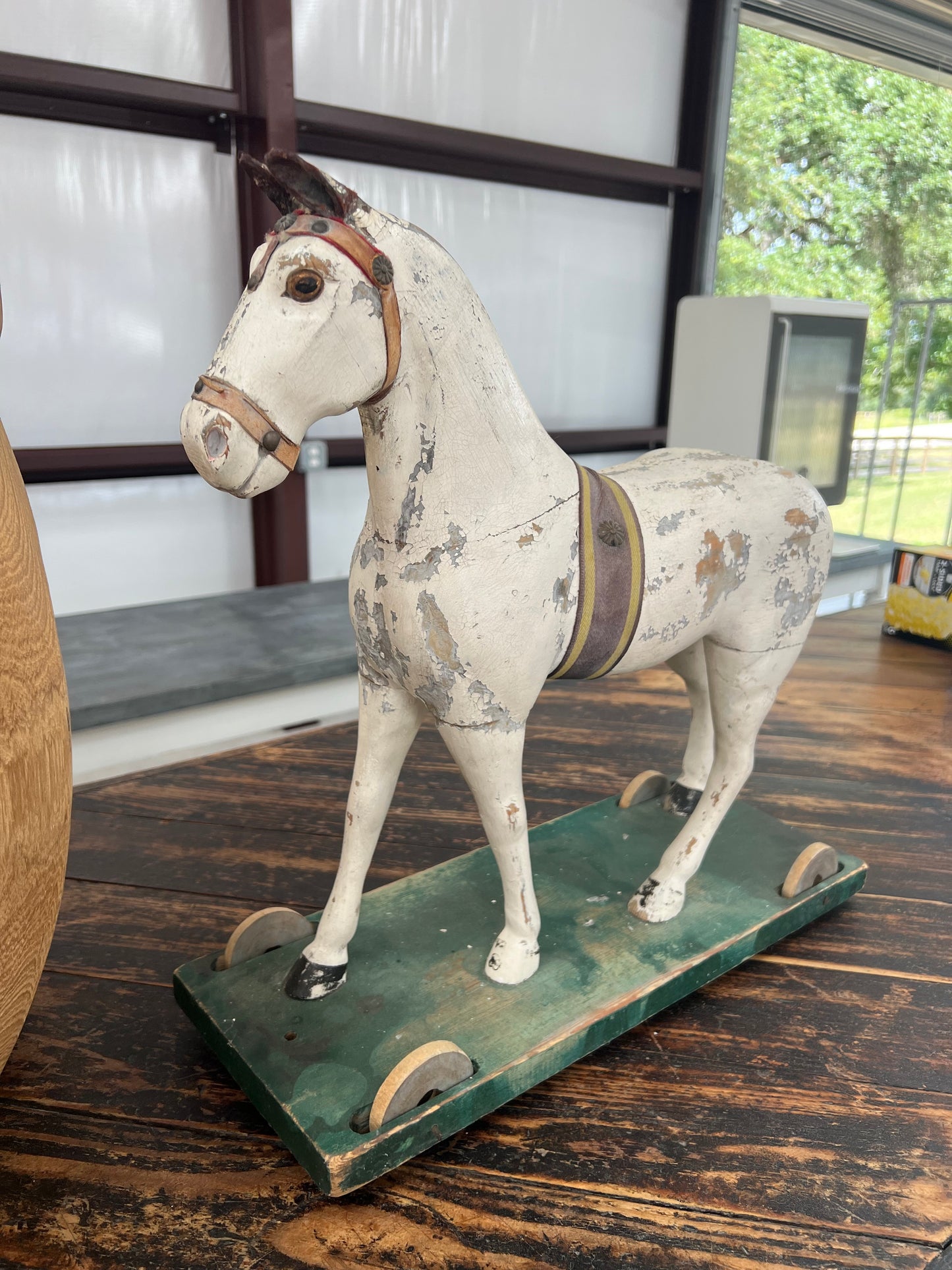 Swedish Carved Wooden Horse circa 1890