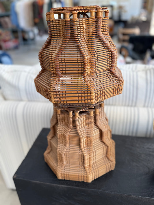 Tramp Art Lamp