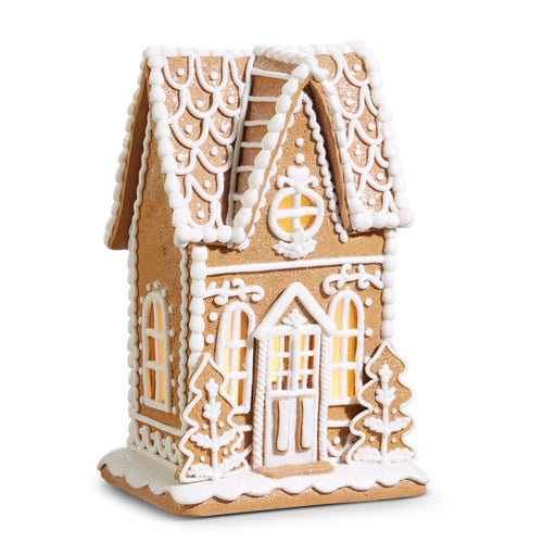 10.5 Lighted Gingerbread House