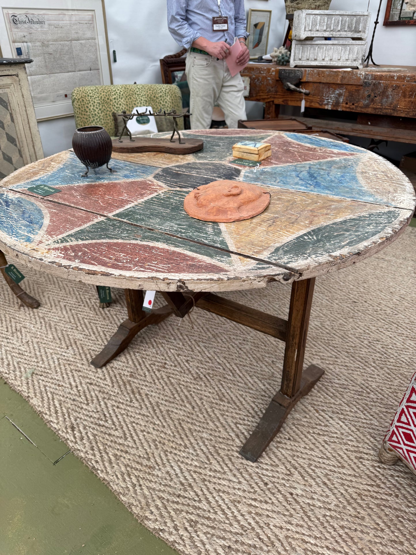 Painted Bordeaux Table