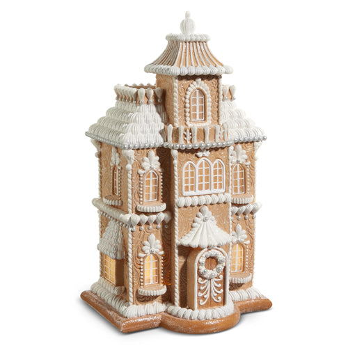 24” Lighted Gingerbread House