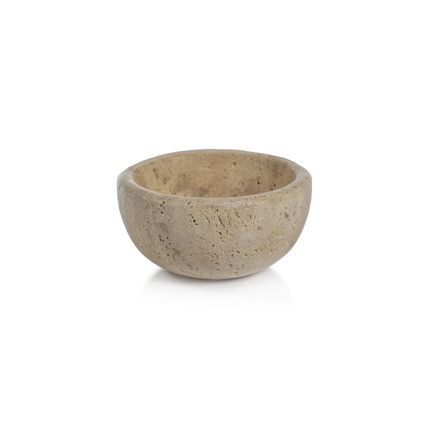 Multi serve Beige Travertine Bowl