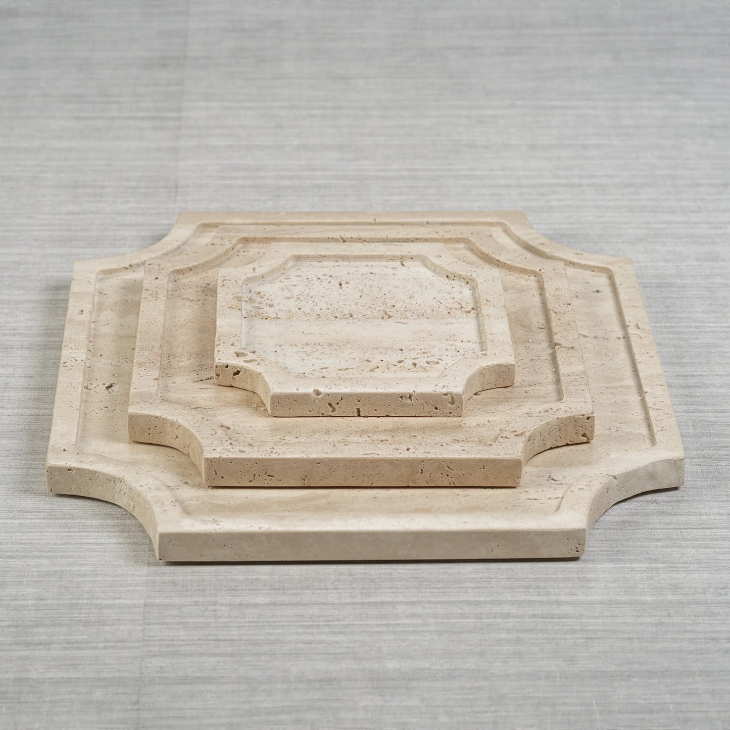 Zellige Travertine Stone Tray