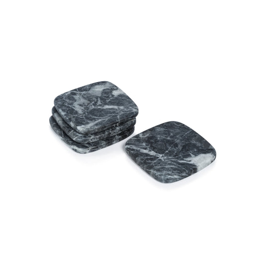 Nero Matte Marble Coasters